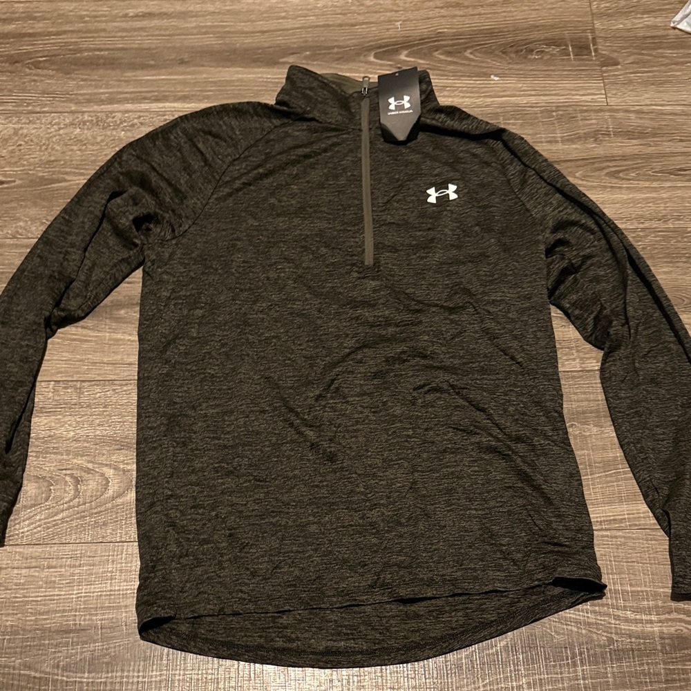 Under Armour Charcoal Quarter-Zip Pullover